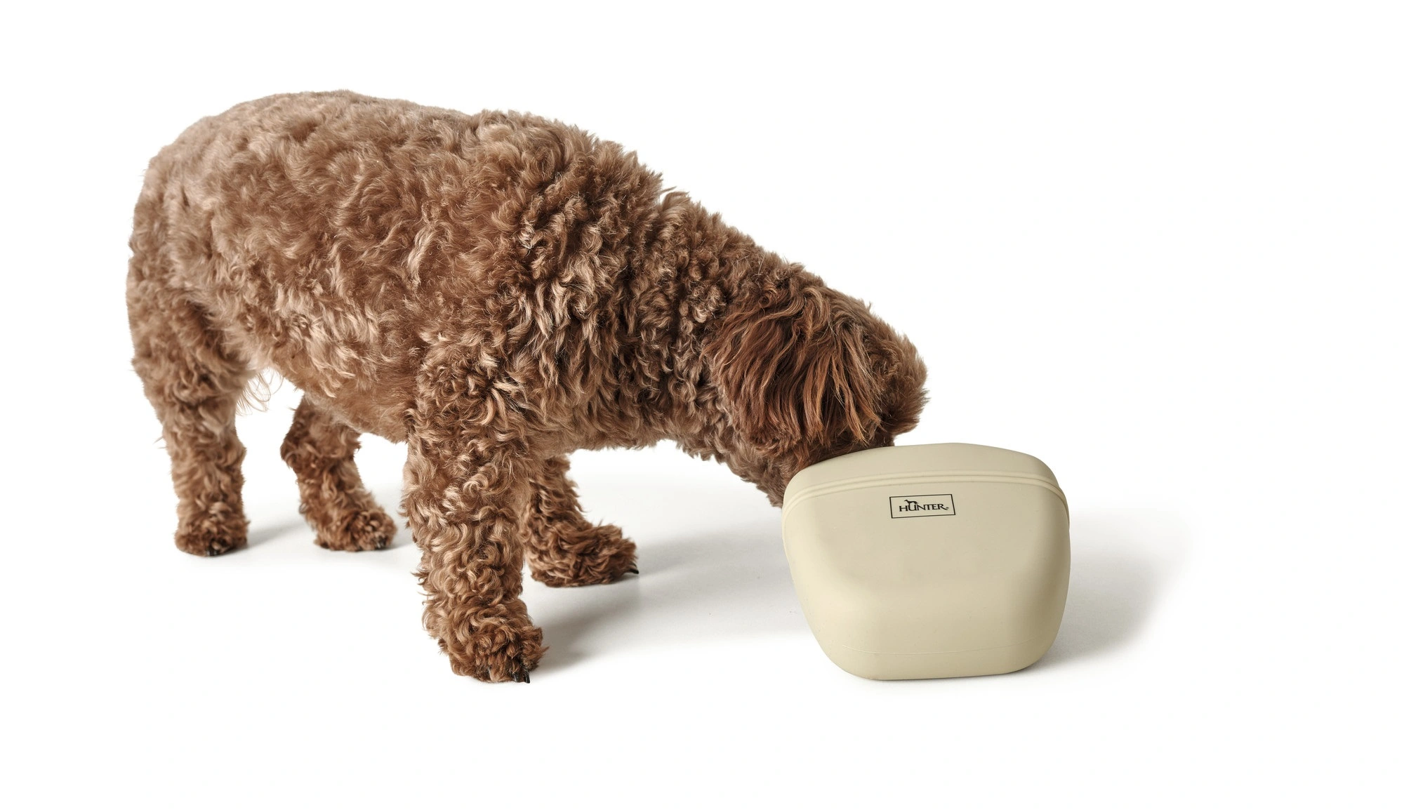 Hunter Silikone Godbidstaske Lugo Medium Beige